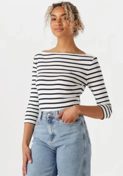 witte tommy hilfiger t-shirt slim cody boat-nk 3/4slv