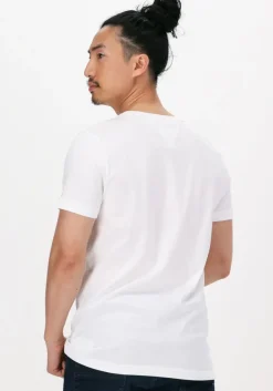 witte tommy hilfiger t-shirt tommy logo tee
