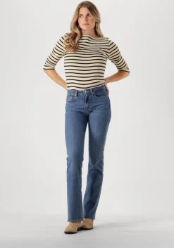 witte tommy hilfiger t-shirt slim cody boat-nk 3/4slv