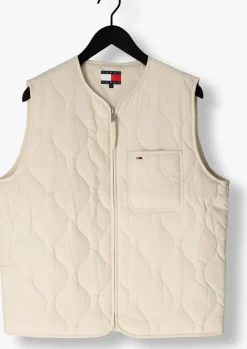 witte tommy jeans bodywarmer tjm quilted vest ext