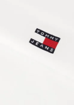witte tommy jeans t-shirt tjw reg badge tee