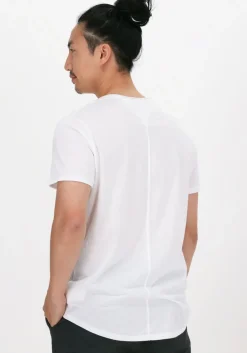 witte tommy jeans t-shirt tjm slim jaspe c neck
