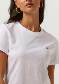 witte tommy jeans t-shirt tjw regular jersey c neck