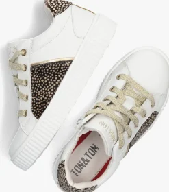 witte ton & ton lage sneakers norell