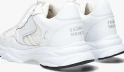 witte ton & ton lage sneakers sanna
