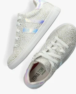 witte ton & ton lage sneakers birgit
