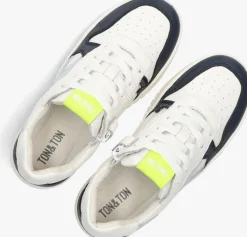 witte ton & ton lage sneakers brando