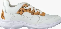 witte ton & ton lage sneakers om120280