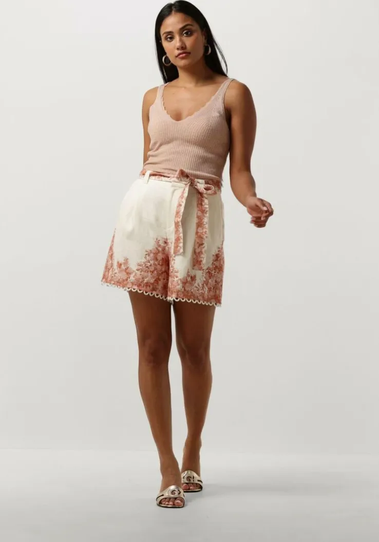 witte twinset milano broeken woven short