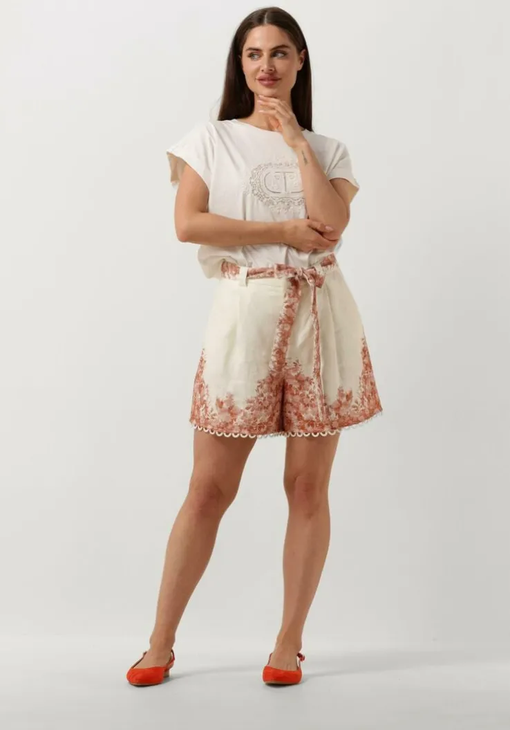 witte twinset milano broeken woven short