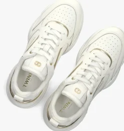 witte twinset milano lage sneakers 251tcp054