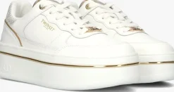witte twinset milano lage sneakers 251tcp014