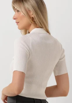 witte vanilia trui polo audrey