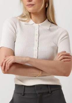 witte vanilia trui polo audrey