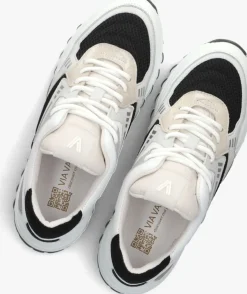 witte via vai lage sneakers danae noah