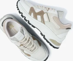 witte via vai lage sneakers liz finley