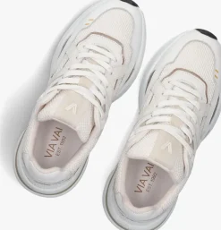 witte via vai lage sneakers vesper kelsey