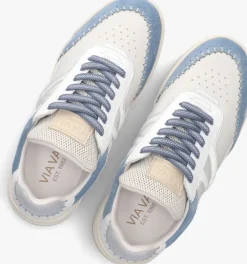 witte via vai lage sneakers sam olivia