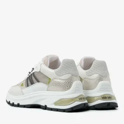 witte via vai lage sneakers liz dae