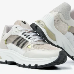 witte via vai lage sneakers liz dae