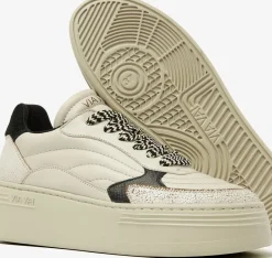 witte via vai lage sneakers isa josie