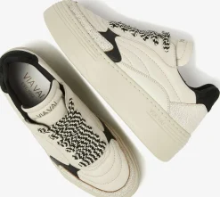 witte via vai lage sneakers isa josie