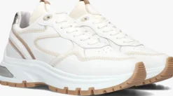 witte via vai lage sneakers liz dulce