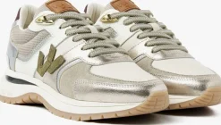 witte via vai lage sneakers usher davina