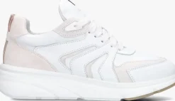 witte via vai lage sneakers vic taylor