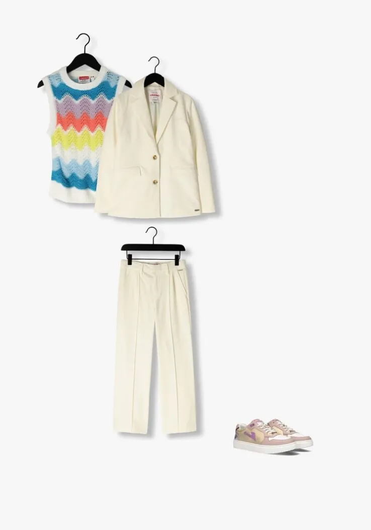 witte vingino flared broek sammie