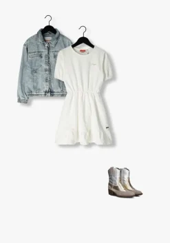 witte vingino mini jurk pixie