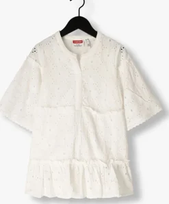 witte vingino mini jurk paulina