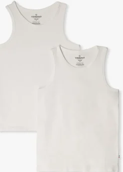witte vingino singlets boys tank (2-pack)