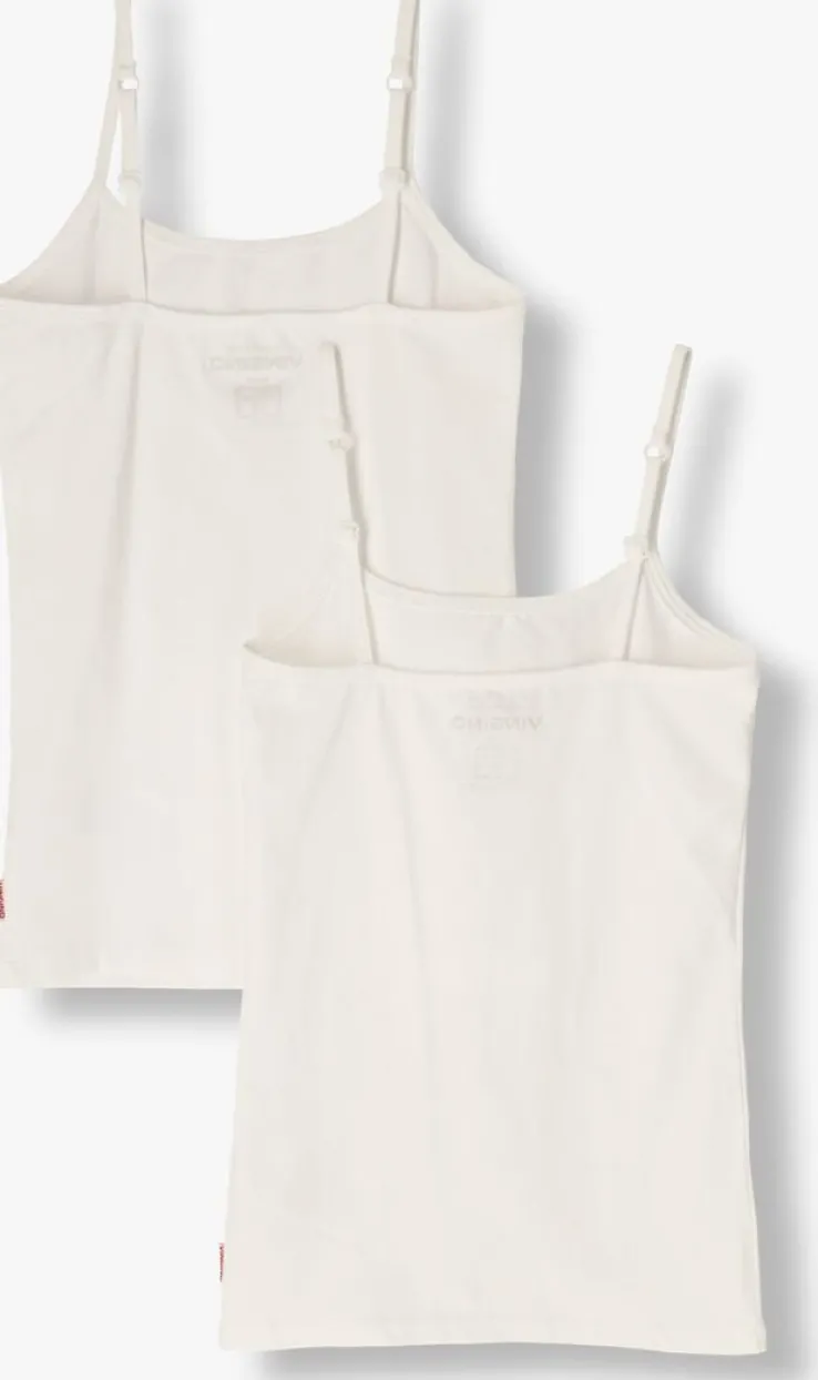witte vingino singlets girls singlet 2 pack