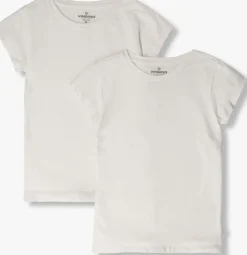 witte vingino t-shirt girls t-shirt (2-pack)