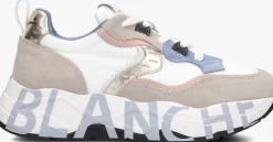 witte voile blanche lage sneakers club105