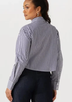 witte withblack blouses wbllemon ls cropped shirt