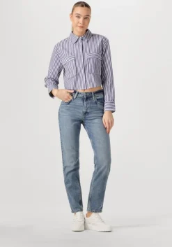witte withblack blouses wbllemon ls cropped shirt