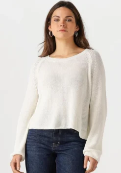 witte withblack trui wblindiana ls o-neck pullover