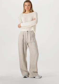 witte withblack trui wblindiana ls o-neck pullover