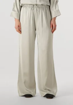 witte withblack wijde broek wblpaddie sateen pants