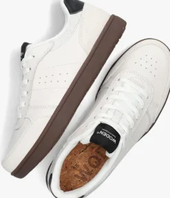 witte woden lage sneakers bjork mix