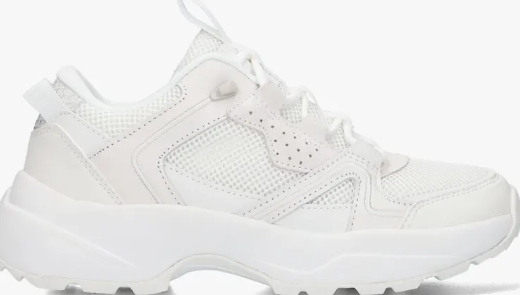 witte woden lage sneakers sif reflective