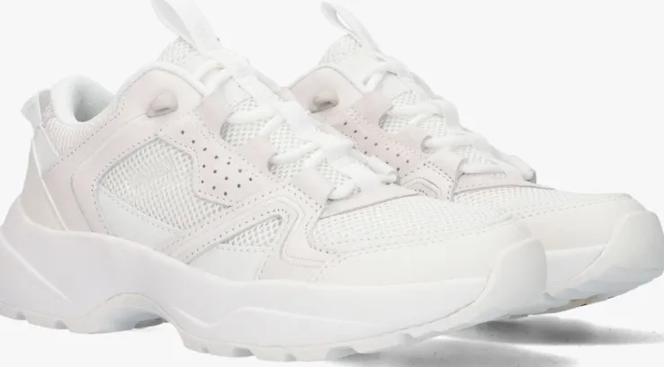 witte woden lage sneakers sif reflective