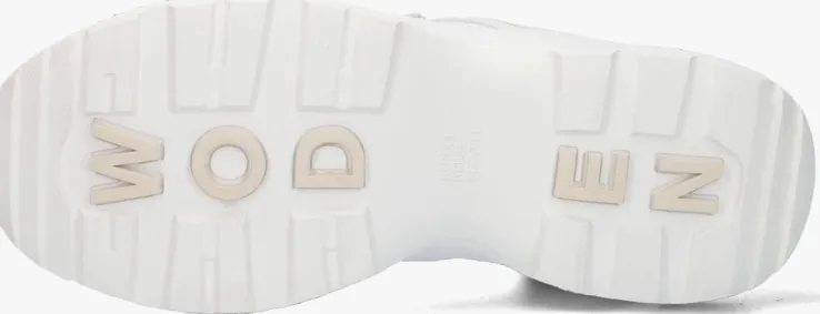 witte woden lage sneakers sif reflective