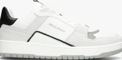 witte woolrich lage sneakers low basket