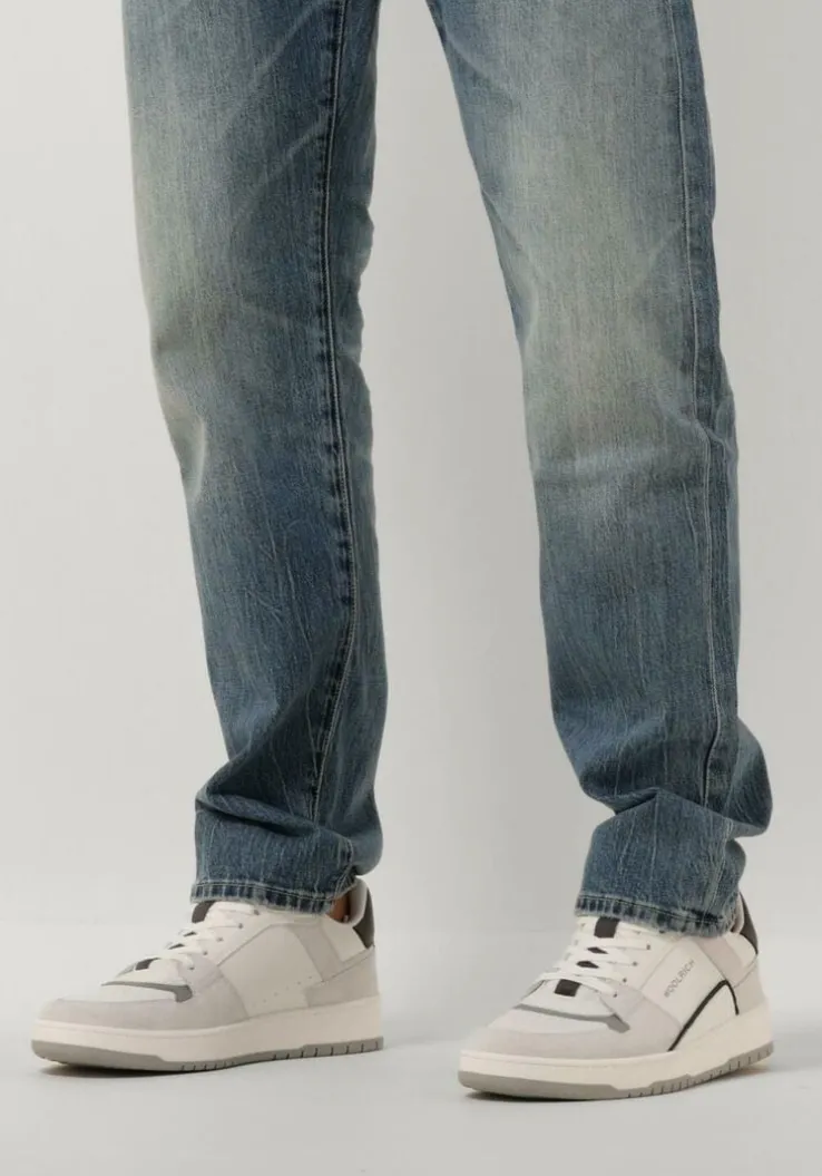 witte woolrich lage sneakers low basket