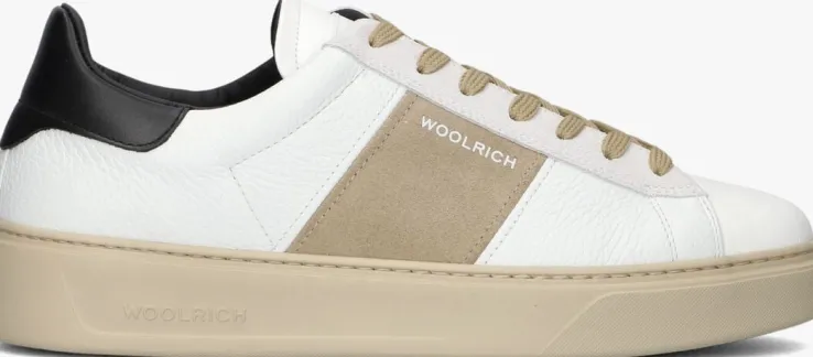 witte woolrich lage sneakers classic court man