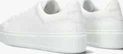 witte woolrich lage sneakers classic court dames