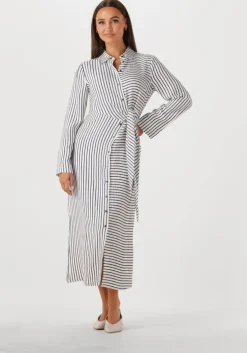 witte y.a.s. maxi jurk yasicy long shirt dress